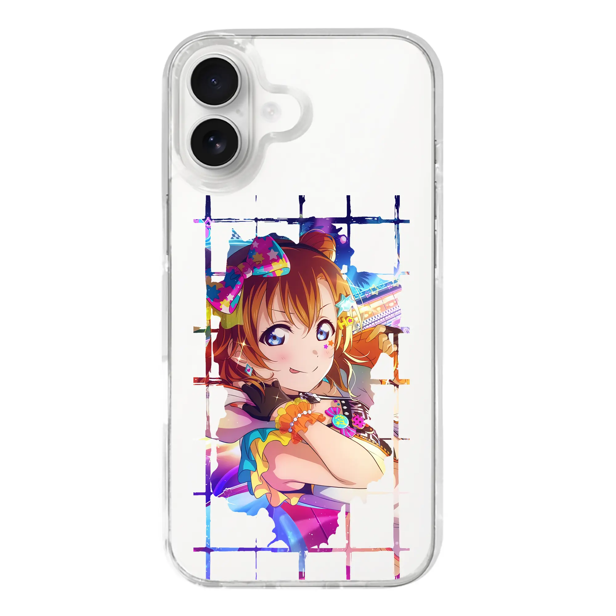Love Live! グッズ,高坂穂乃果 - iPhone 17シリーズ 透明スマホケース – 薄型・耐衝撃・精密フィット保護カバー